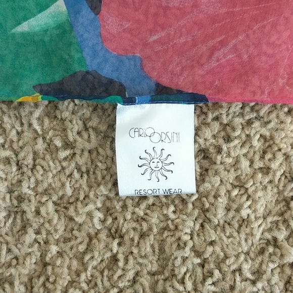 Tropical sarong with matching belt - Picture 3 of 7